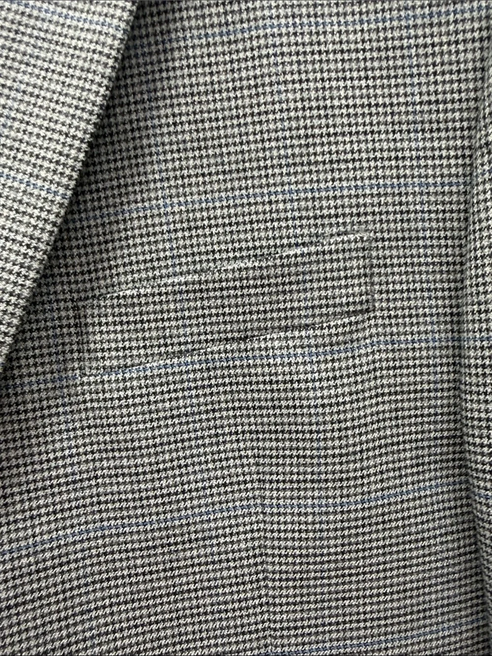 Lauren Ralph Lauren Men’s 48R Gray Houndstooth Windowpane Blazer Sport Coat